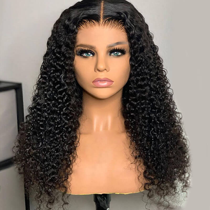 Eullair Kim K 2x6 Lace Closure Wig - Deep Part Human Hair Wig with Transparent Lace for All Hair Textures | Perfect for Daily Wear, Parties & Special Occasions