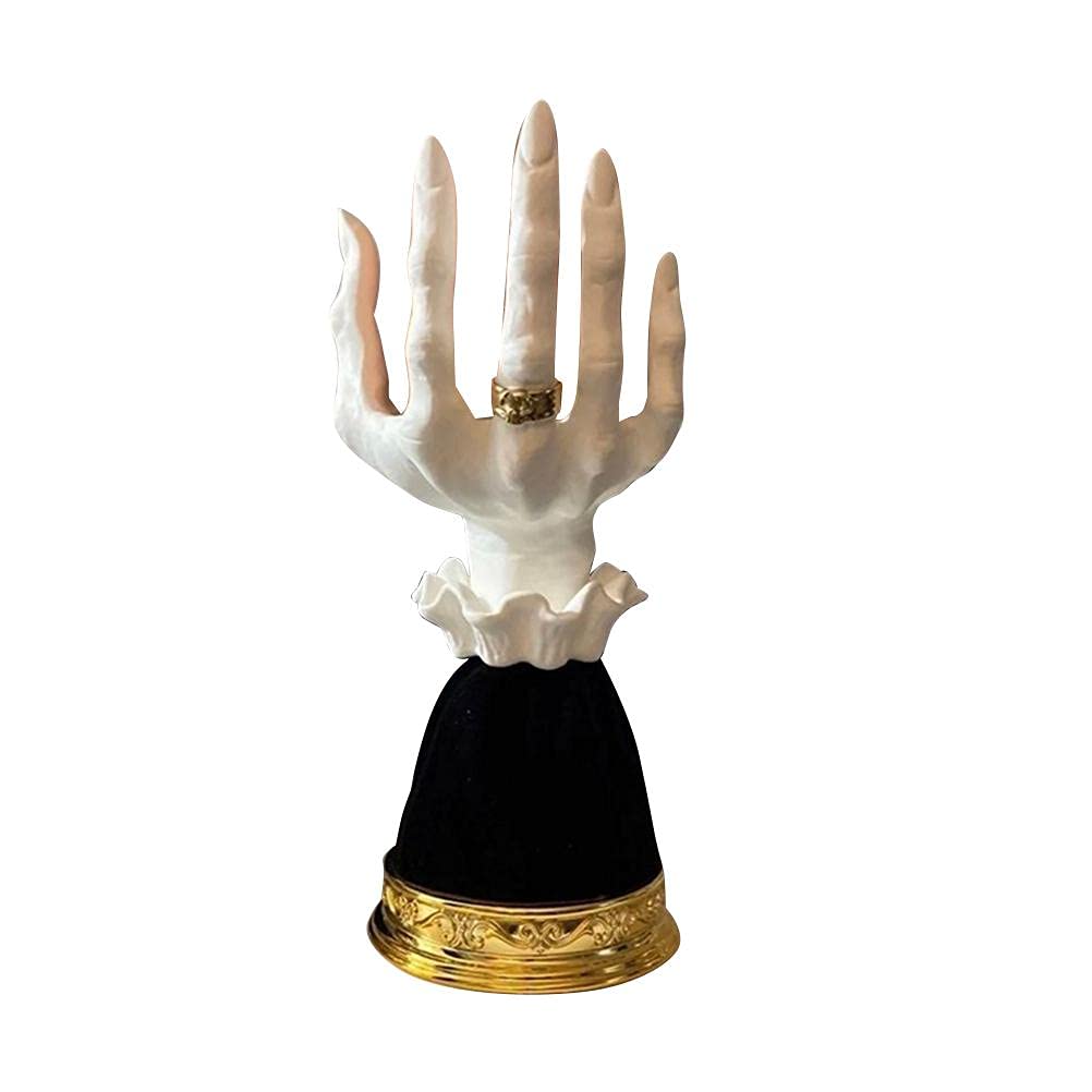 Gothic Witch Hand Candlestick Holders - Halloween Resin Candle Holder for Wall Hanging, Gothic Decor & Spooky Party Supplies - Perfect for Halloween, Witch-Themed Parties, and Gothic Home Decor