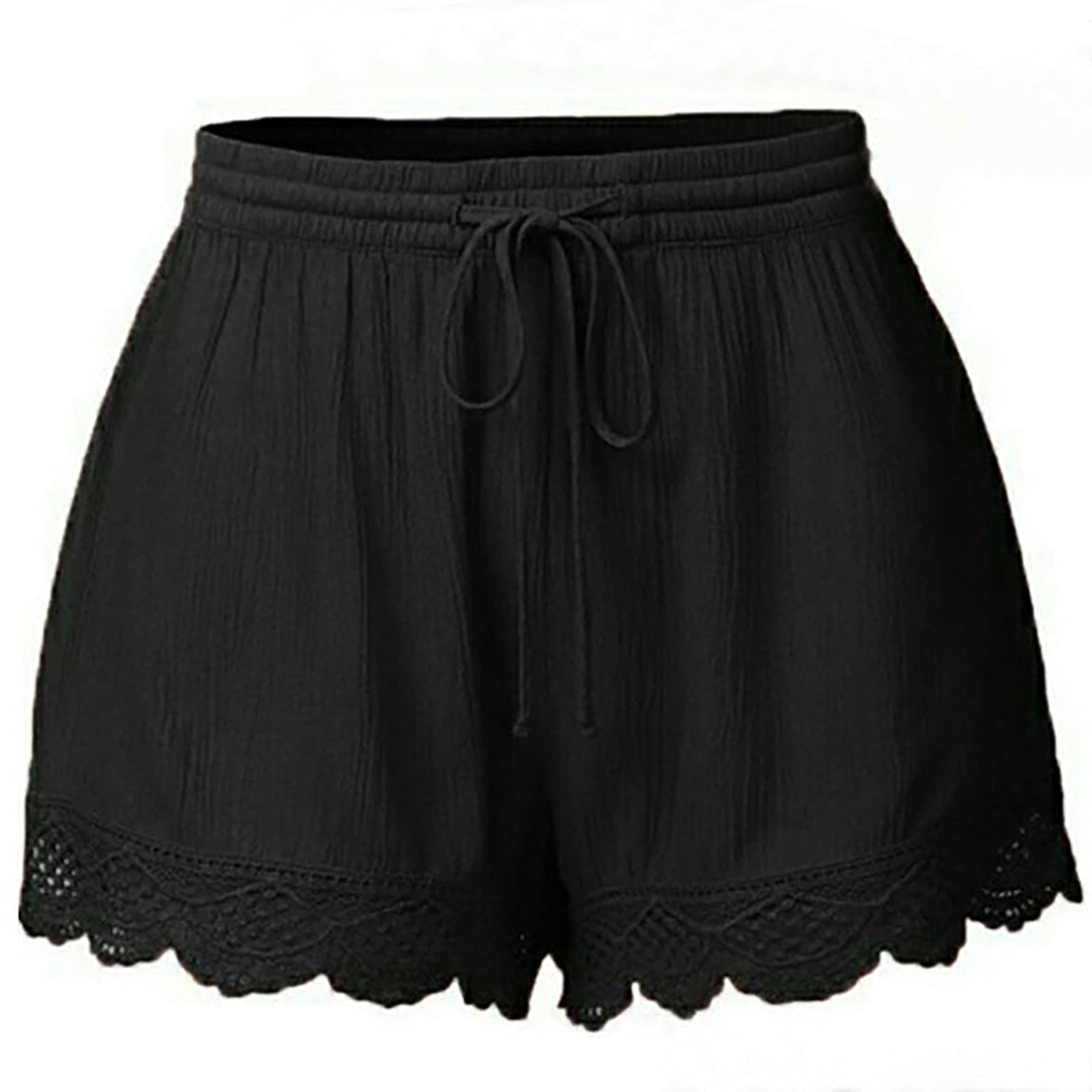 Plus Size Running Shorts for Women - High Waisted Workout Shorts S-5XL for Gym & Summer