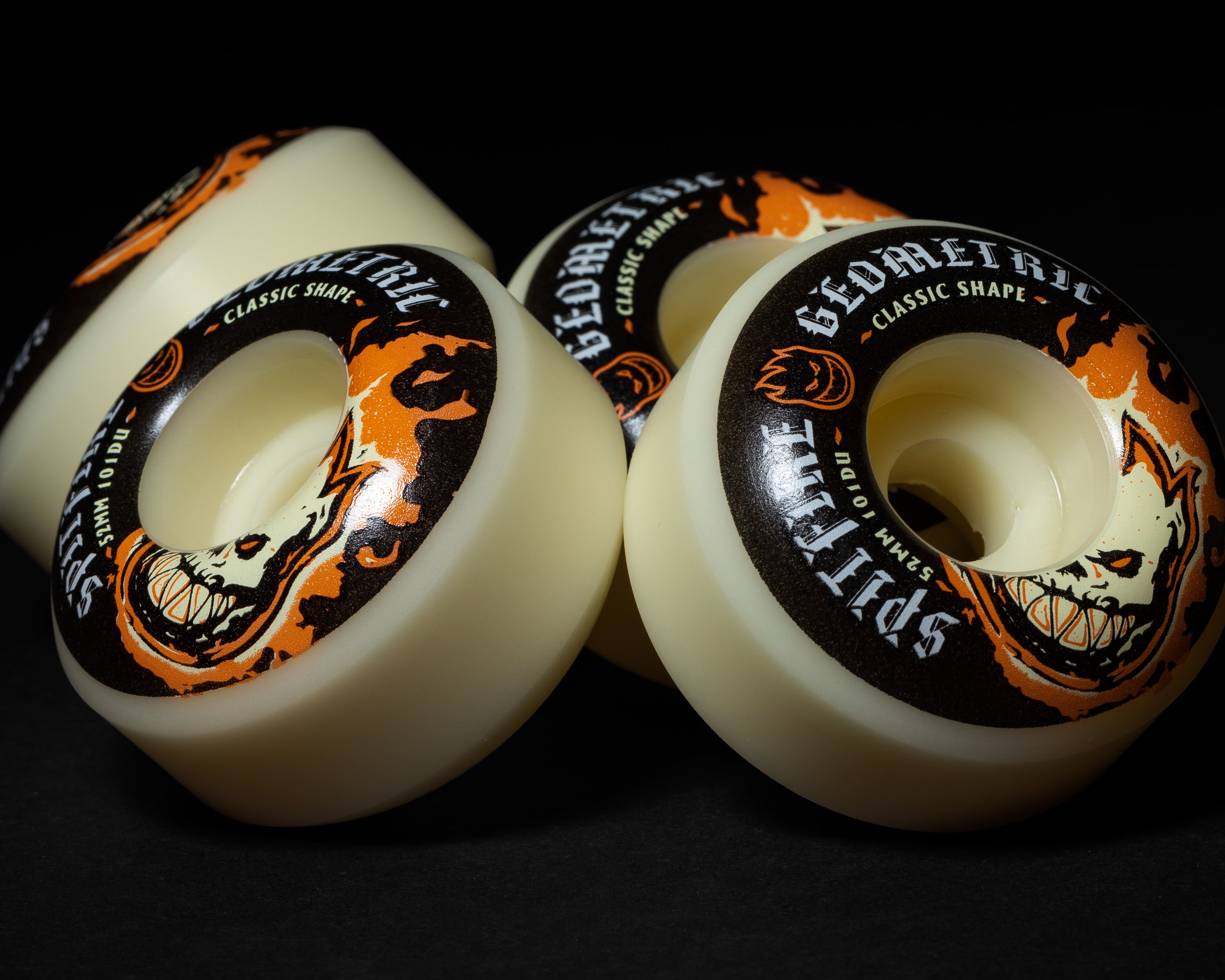 Geometric X Spitfire Formula Four Skateboard Wheels 52mm 101D Classic - Perfect for Street Skating, Park Riding & Smooth Cruising