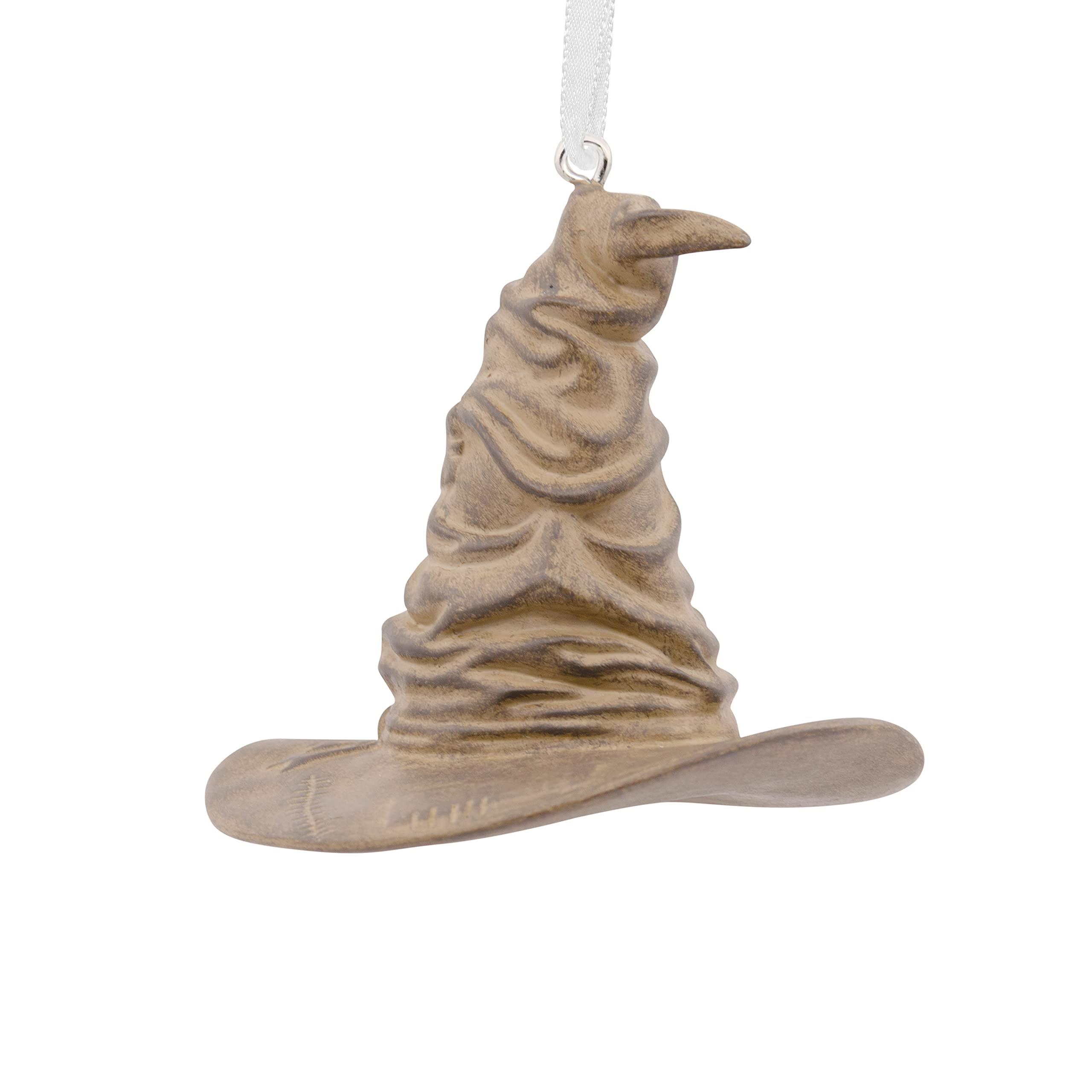 Hallmark Harry Potter Stacked Books with Wand Christmas Ornament - Collectible Holiday Decor for Potter Fans - Perfect for Tree Decorating, Gift Giving & Wizarding World Themed Parties
