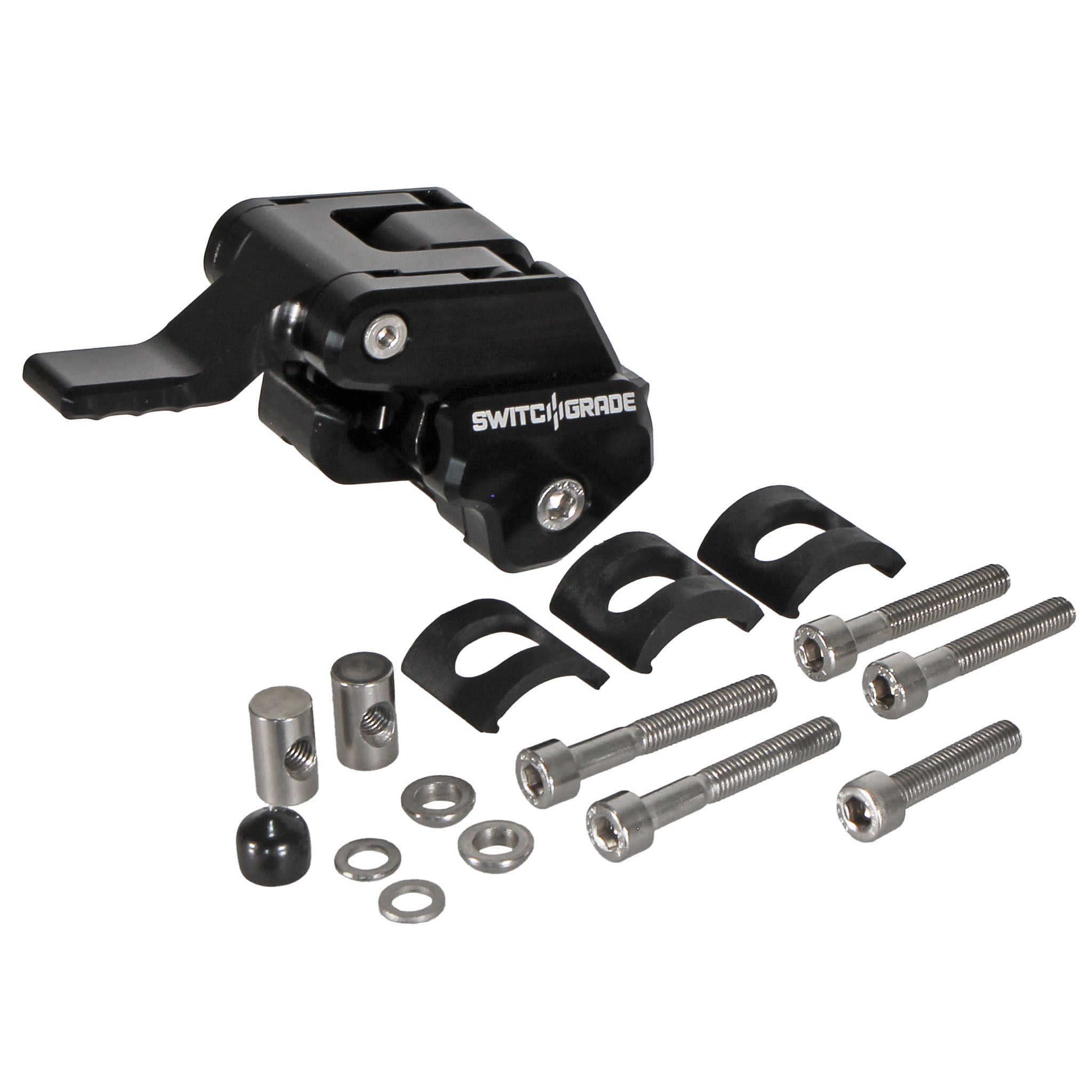 Aenomaly Constructs SwitchGrade EVO Seat Angle Adjuster - Pack B (Blackout) | Premium Bike Seat Post Angle Adjuster for Mountain & Road Bikes | Perfect for Commuting, Trail Riding & Performance Cycling