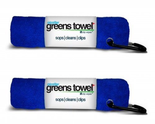 Premium Microfiber Golf Towel - Clip Wipes for Greens (Royal Blue) | Quick-Drying, Absorbent & Durable | Perfect for Golf Course, Driving Range & Club Cleaning