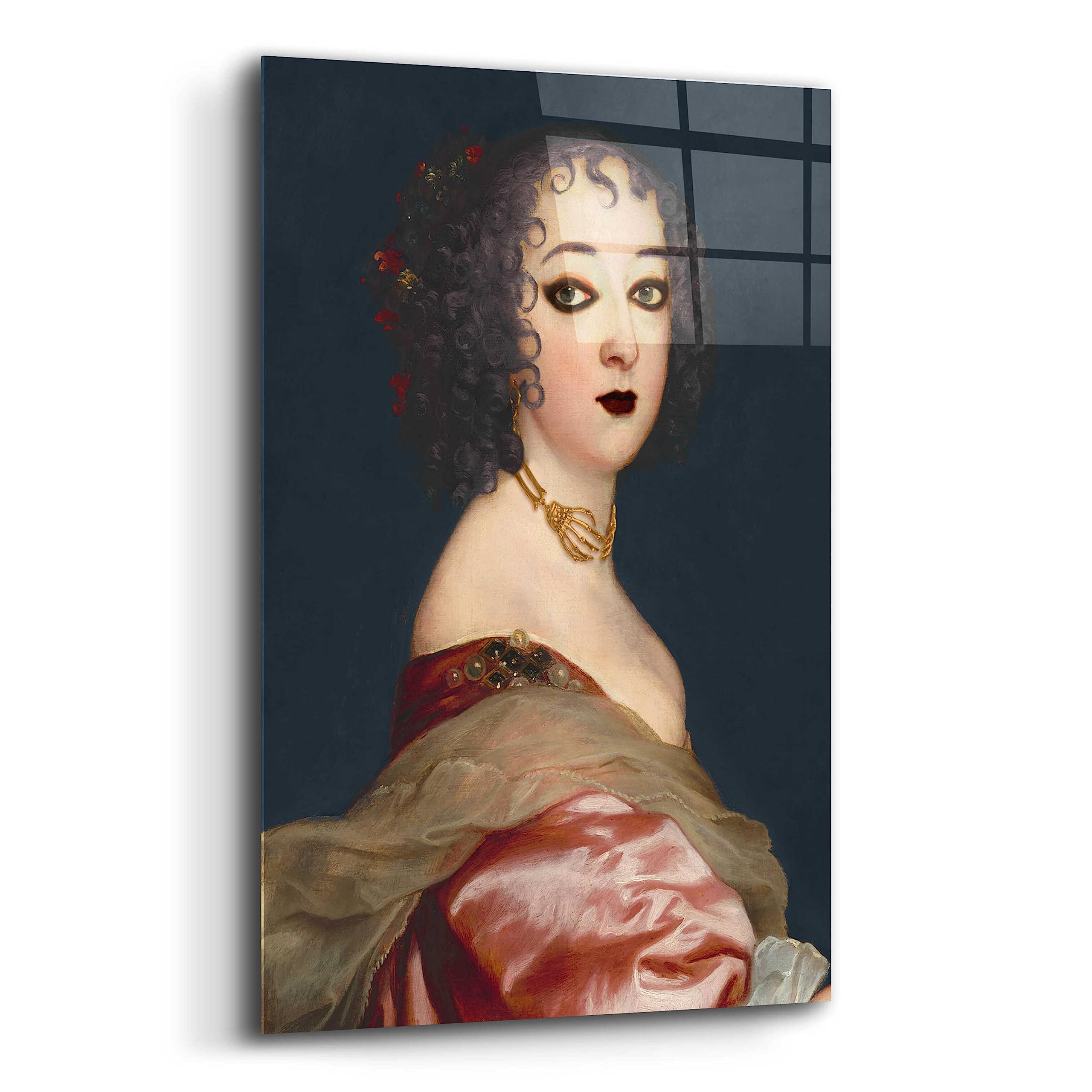 Grace Popp's 'Gothic Jane II' Acrylic Glass Wall Art - 16x24 Inches Modern Home Decor for Living Room, Bedroom & Office