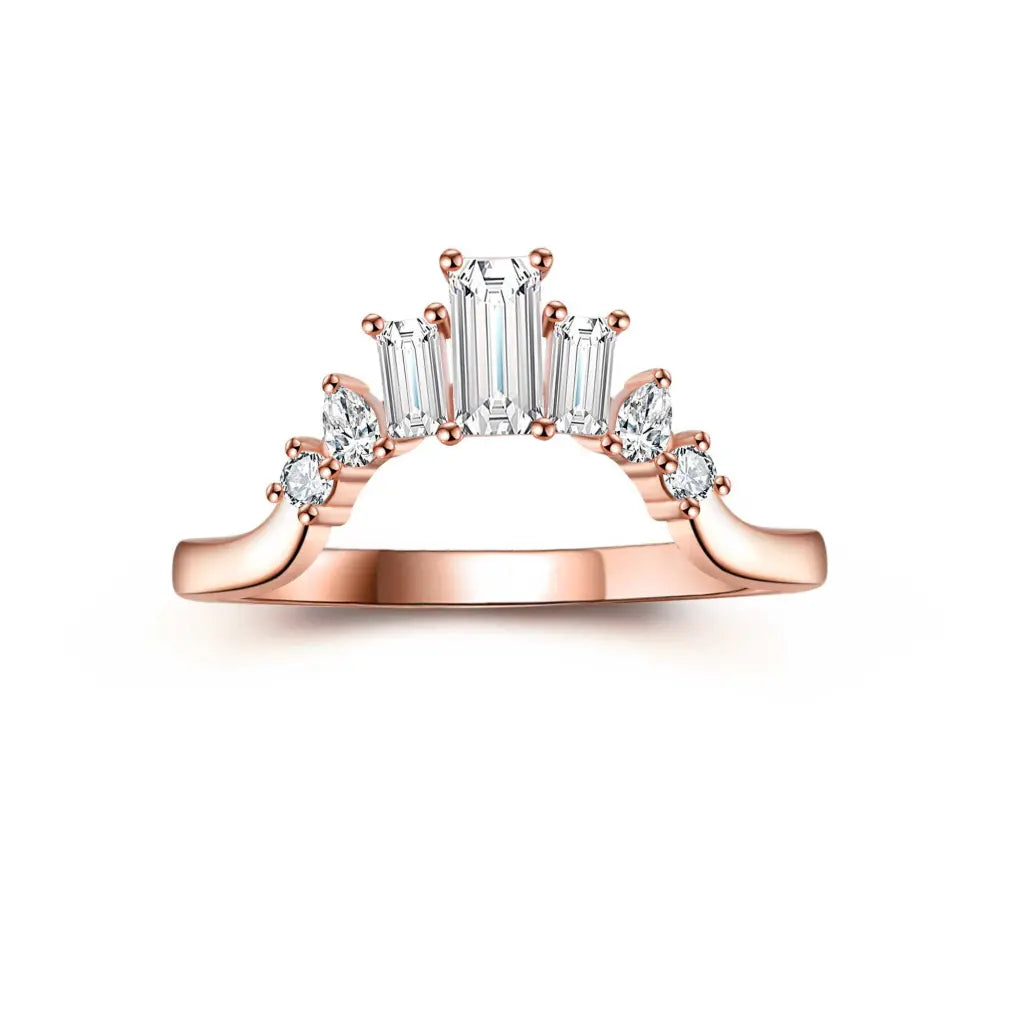 Miley's Tiara Band - Elegant Rhinestone Headband for Women & Girls - Perfect for Weddings, Parties, and Special Occasions