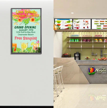 36x60 Large Poster Frame - Wide Face Display with Swing Frame for Wall Art, Photos & Posters - Perfect for Home, Office & Gallery Decor