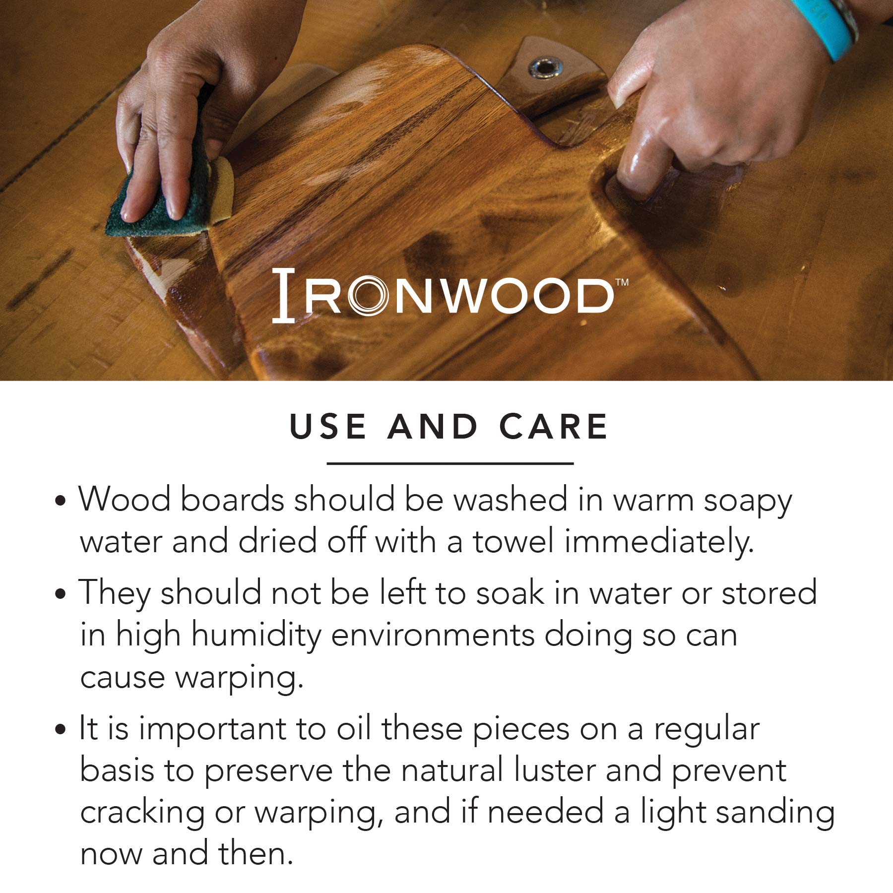 Premium Acacia Wood Double-Sided Cutting Board with Juice Groove - 17.25