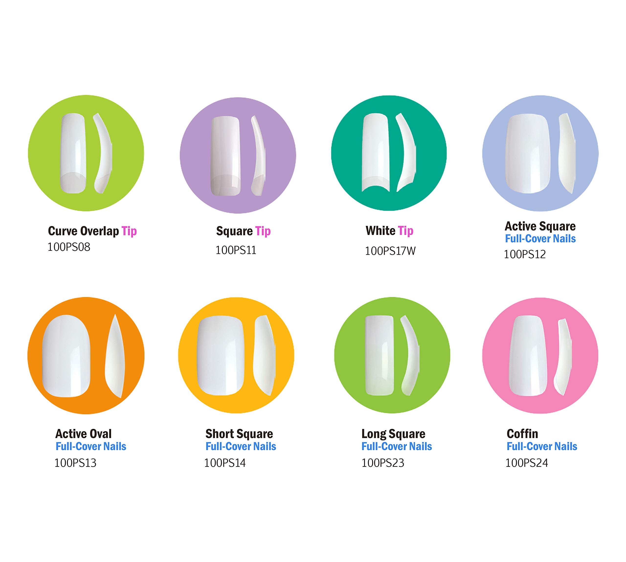 Kiss 100 Full Cover Press on Nails - Square Shape Fake Nails - 3 Pack - Easy to Apply & Reusable - Perfect for Parties, Weddings, and Daily Wear