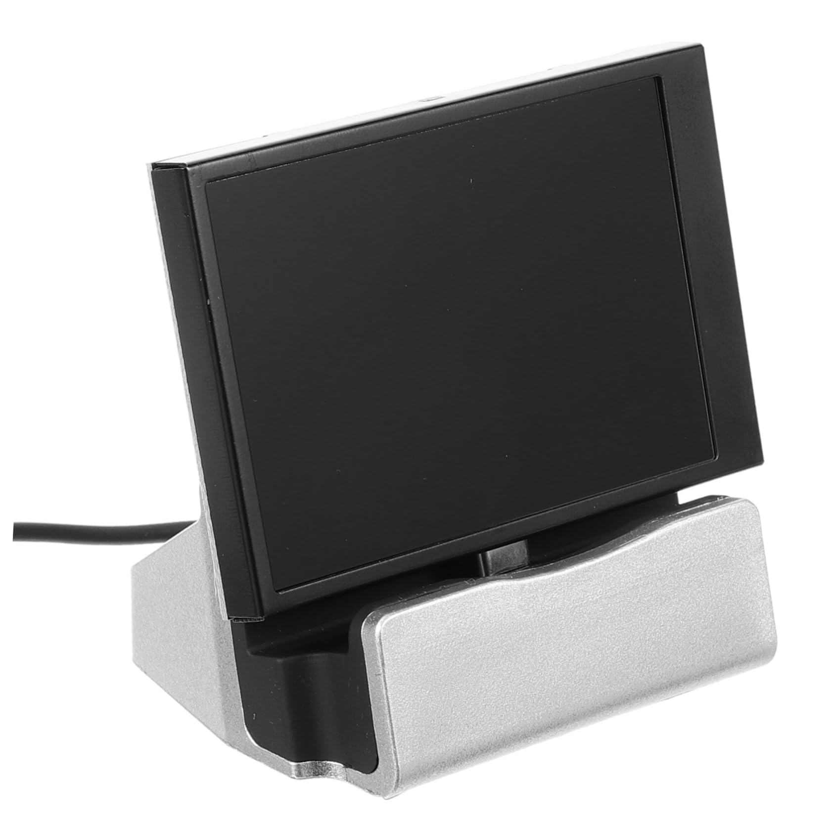 OSALADI Mini LCD Monitor - Secondary PC Screen for Computer Case, Temperature & RAM Data Display - Compact Rubber-Backed Display for Gaming Rigs, Workstations & Home Office Setups
