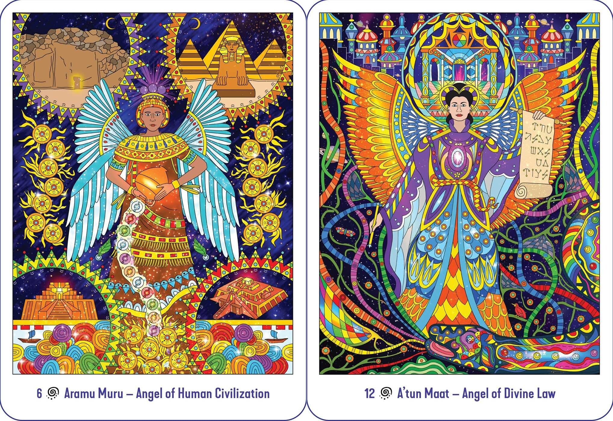 Amazonian Angel Oracle Cards - Divine Guidance & Spiritual Insight for Meditation, Healing & Personal Growth | 44-Card Deck with Guidebook