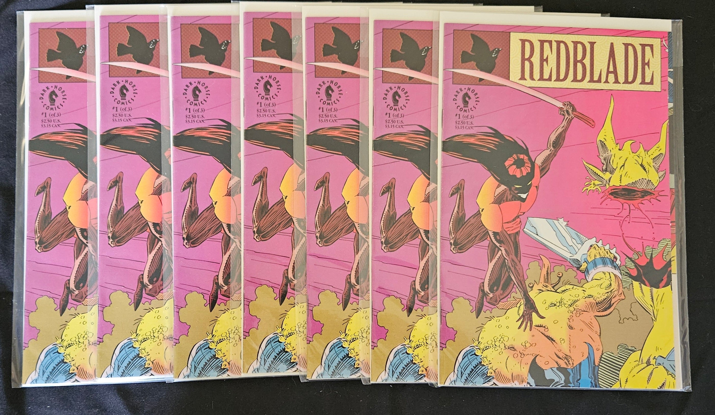 Redblade #1 of 3: The Black Sword - Dark Horse Comics 1992 | Collectible Vintage Comic Book for Superhero Fans & Comic Collectors | Perfect for Display, Gifts & Comic Book Collections