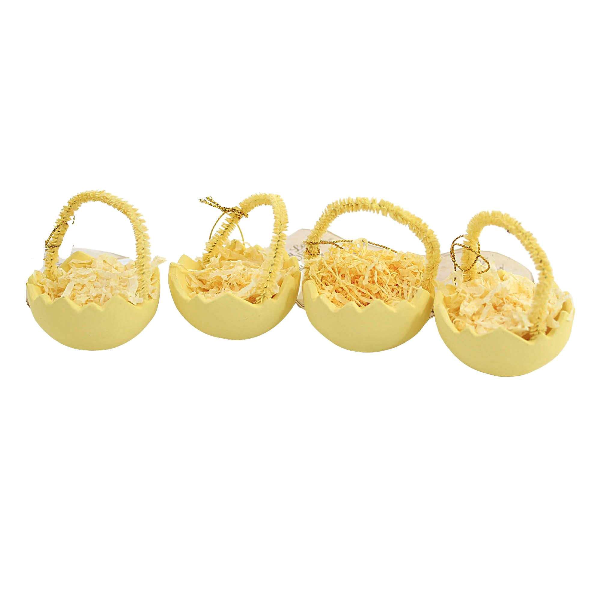 4-Pack Cracked Egg Ornaments - 2.75