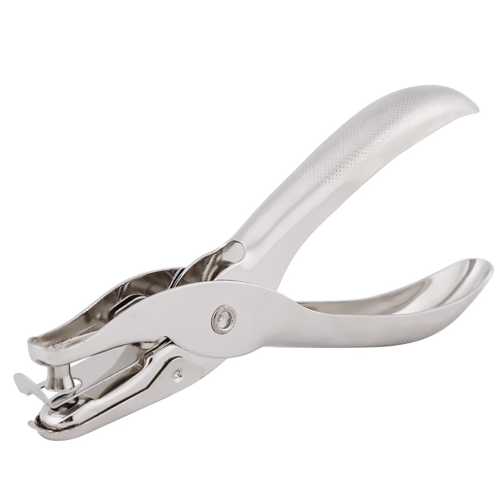 Tyenaza Single Hole Punch for Paper - Heavy Duty Office Hole Puncher for Crafting, DIY Projects, School & Home Office Supplies - Perfect for Binders, Notebooks & Document Organization