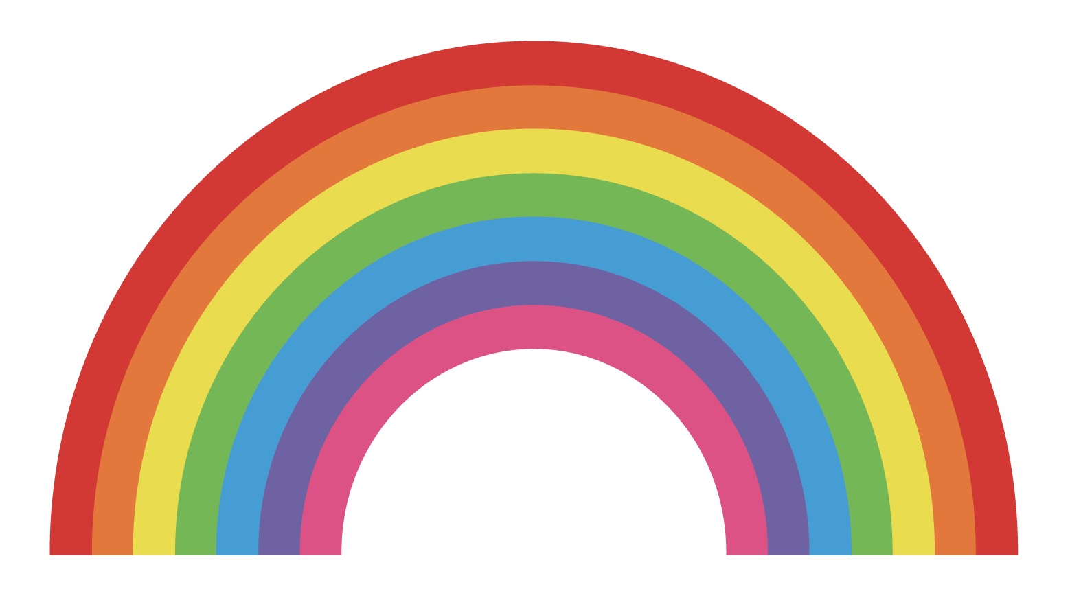 Vibrant Rainbow Wall Decal Stickers - Waterproof Removable Vinyl Art for Kids Room, Nursery, Classroom Decor - Perfect for DIY Home, Office & Party Decoration