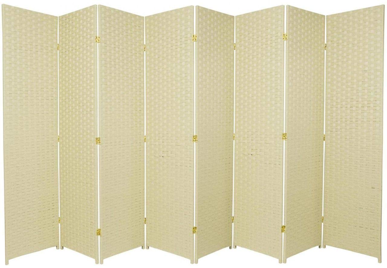 Legacy Decor 8-Panel Bamboo Room Divider Screen - 68