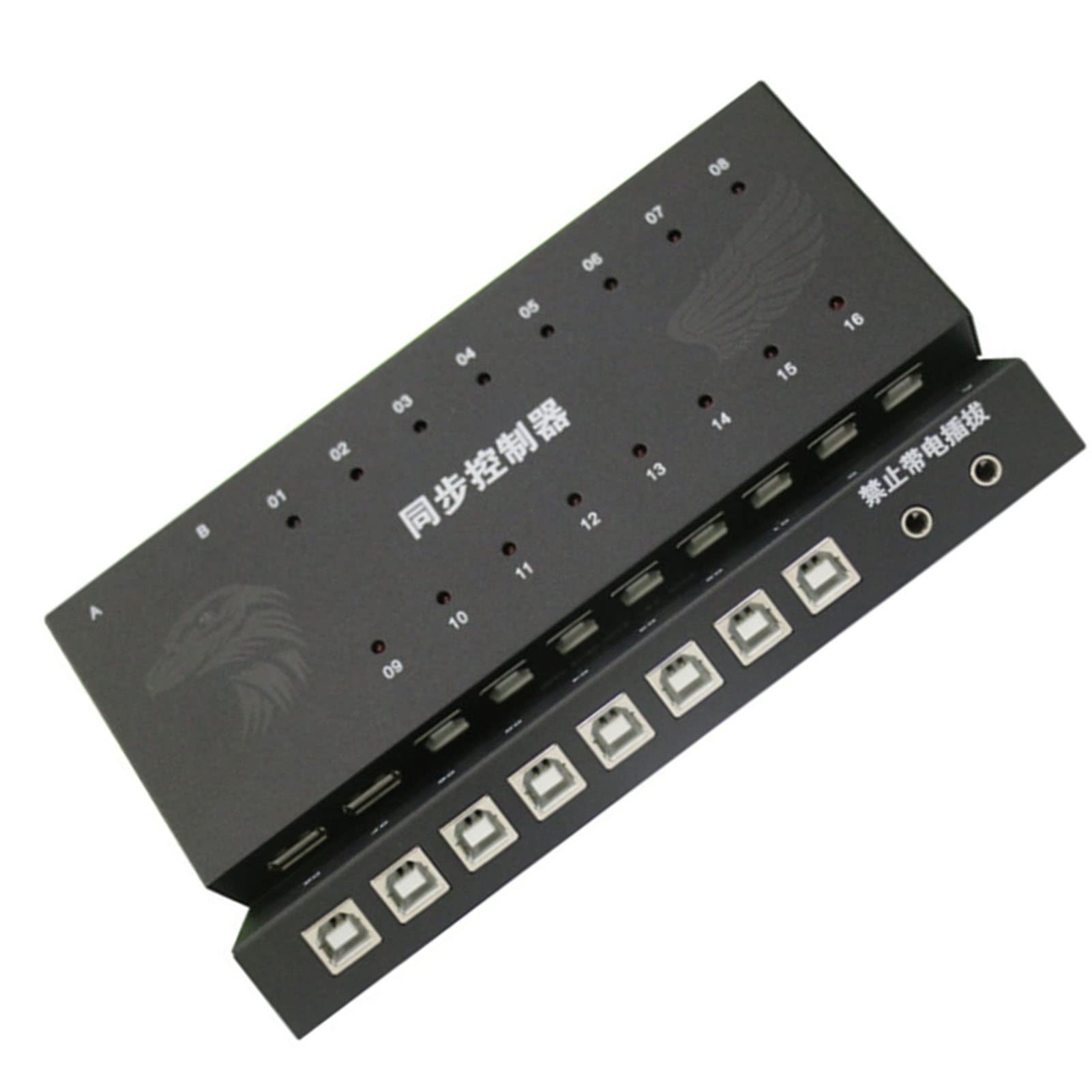 16/32 Port USB KVM Switch - High-Speed USB 2.0 Synchronizer for Keyboard & Mouse (12Mbps, Metal Case) | Perfect for IT Labs, Server Rooms & Multi-Computer Workstations