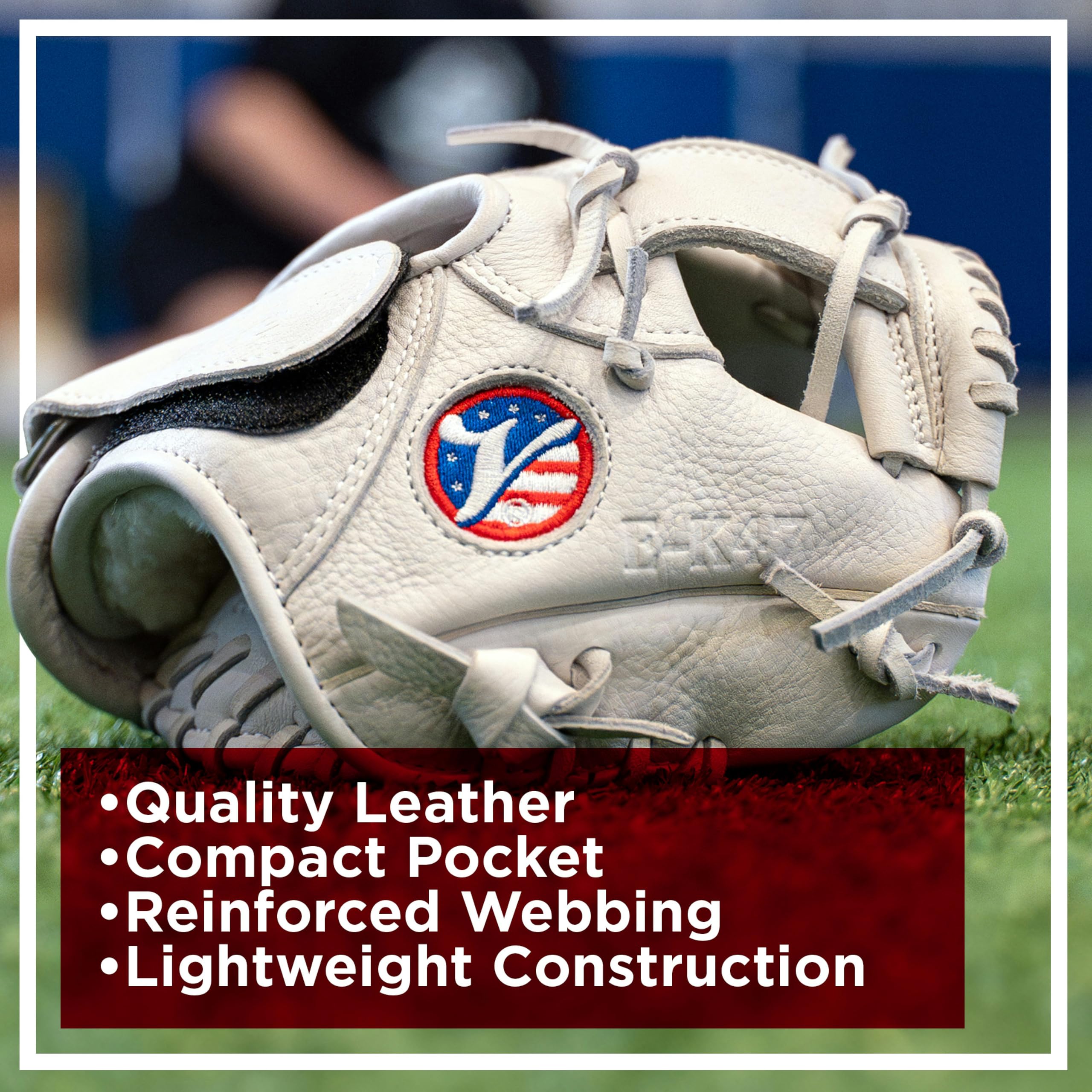 Eagle K47 4-Finger Infielders Baseball & Softball Training Glove - Premium Soft Leather for Elite Fielding Practice - Right/Left Hand Throw - Perfect for Drills, Games & Team Training