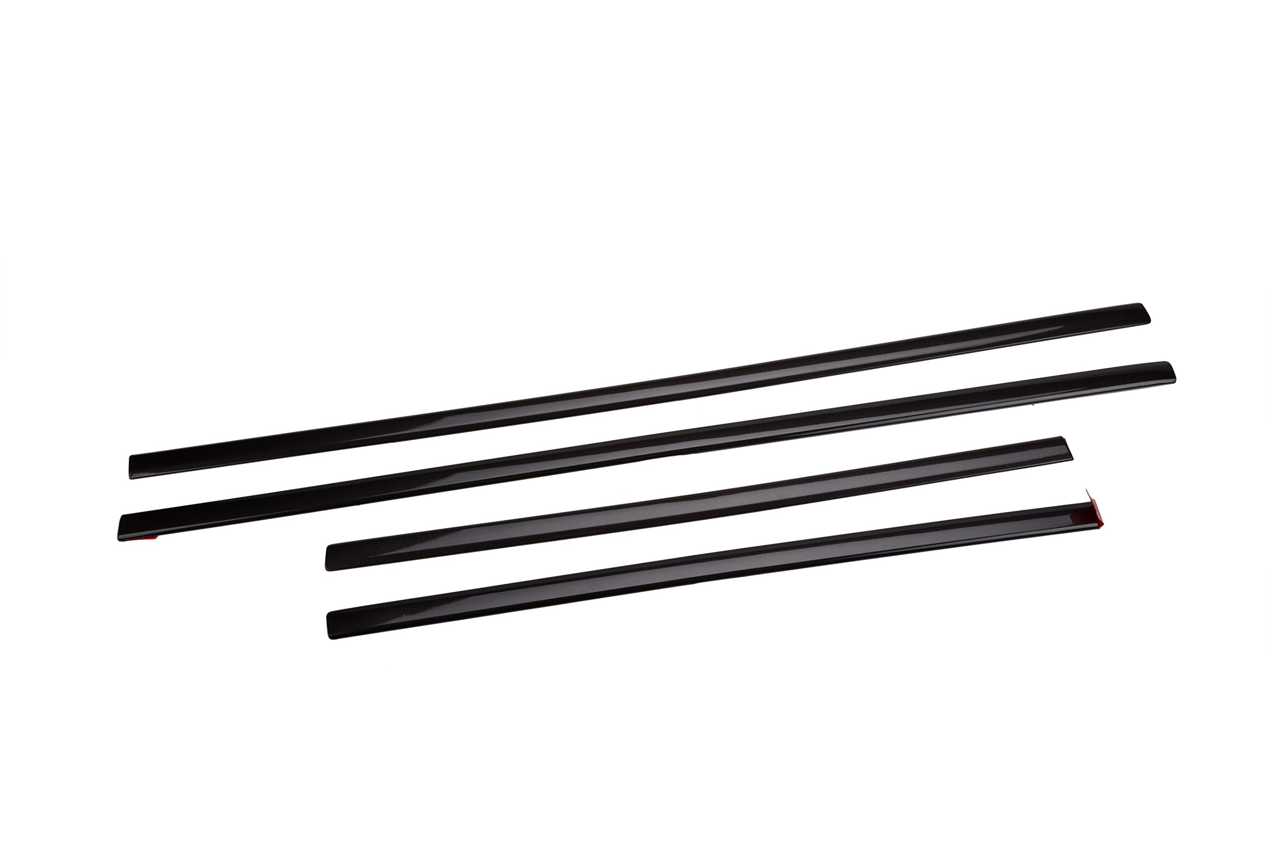 ACDelco GM Accessories 23233845 Double Cab Smooth Door Moldings in Tungsten Metallic - Perfect for Chevy Silverado & GMC Sierra Pickup Trucks - Enhances Vehicle Style & Protects Door Edges