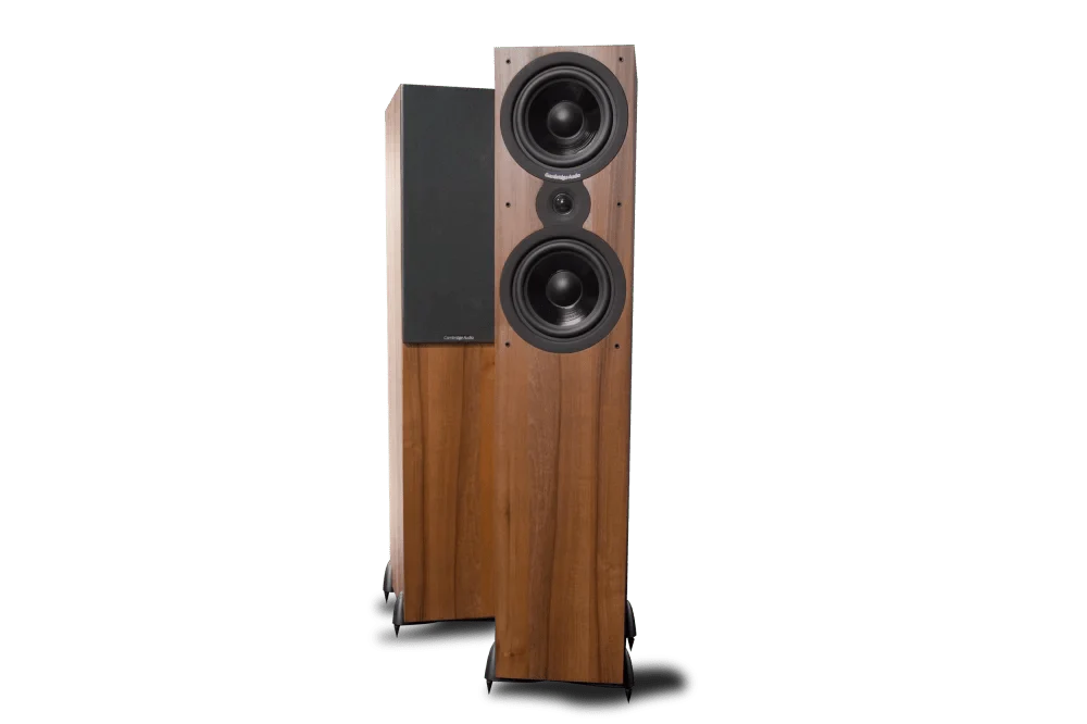 Cambridge Audio SX-80 Floor Standing Speakers - High-Quality Entry Level Hi-Fi Stereo Speakers for Home Theater & Music Listening