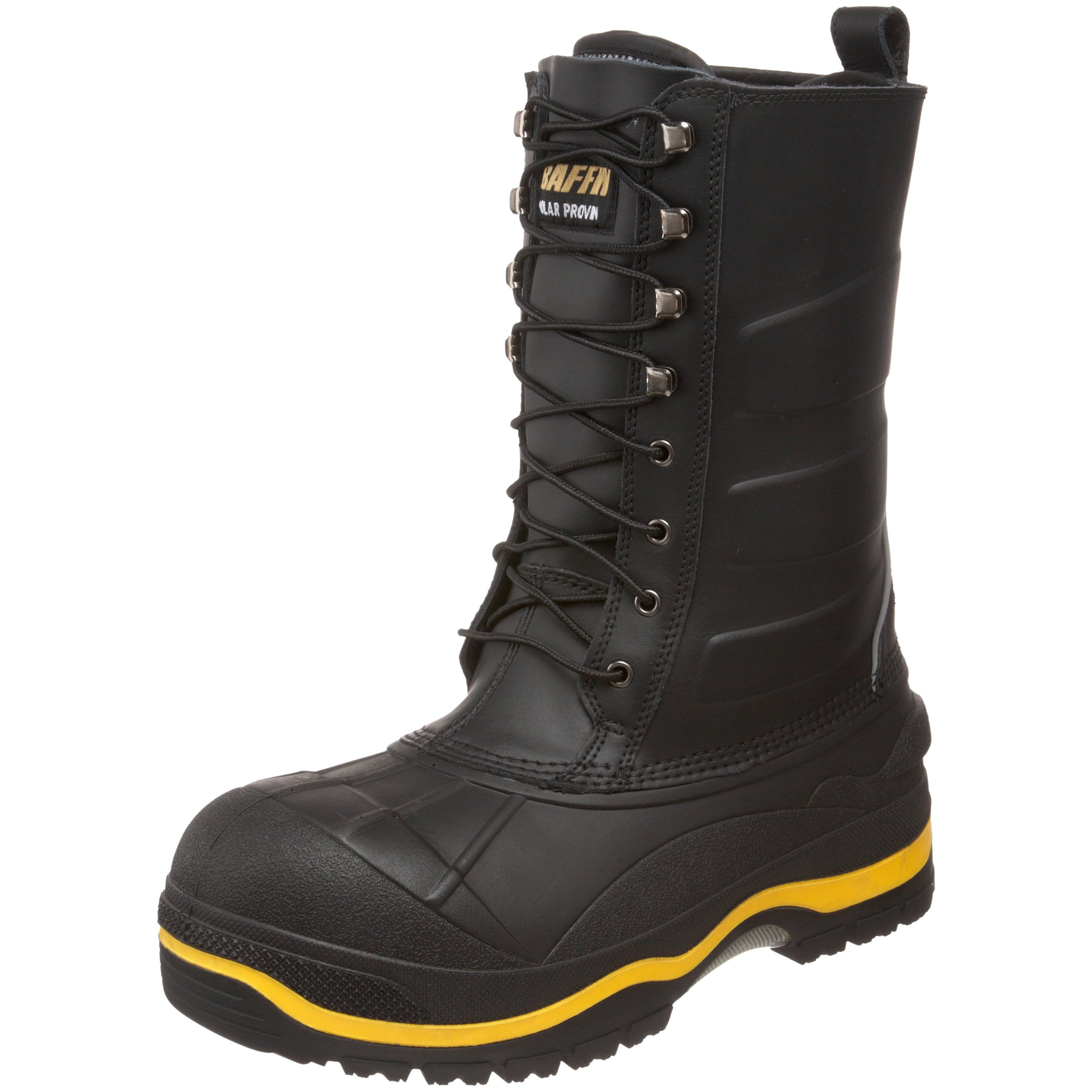 Baffin Granite Industrial Insulated Work Boots for Men - Waterproof Winter Safety Shoes with Steel Toe for Construction, Oil Rig & Outdoor Work in Extreme Cold Weather