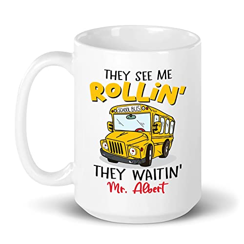 School Bus Rollin Mug