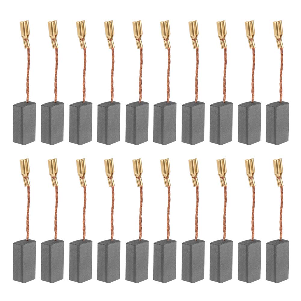 20PCS Carbon Motor Brushes Replacement for Power Tools - Compatible with Angle Grinders, AC Blower Motors & Electric Motors | Durable Repair Parts for DIY & Professional Use