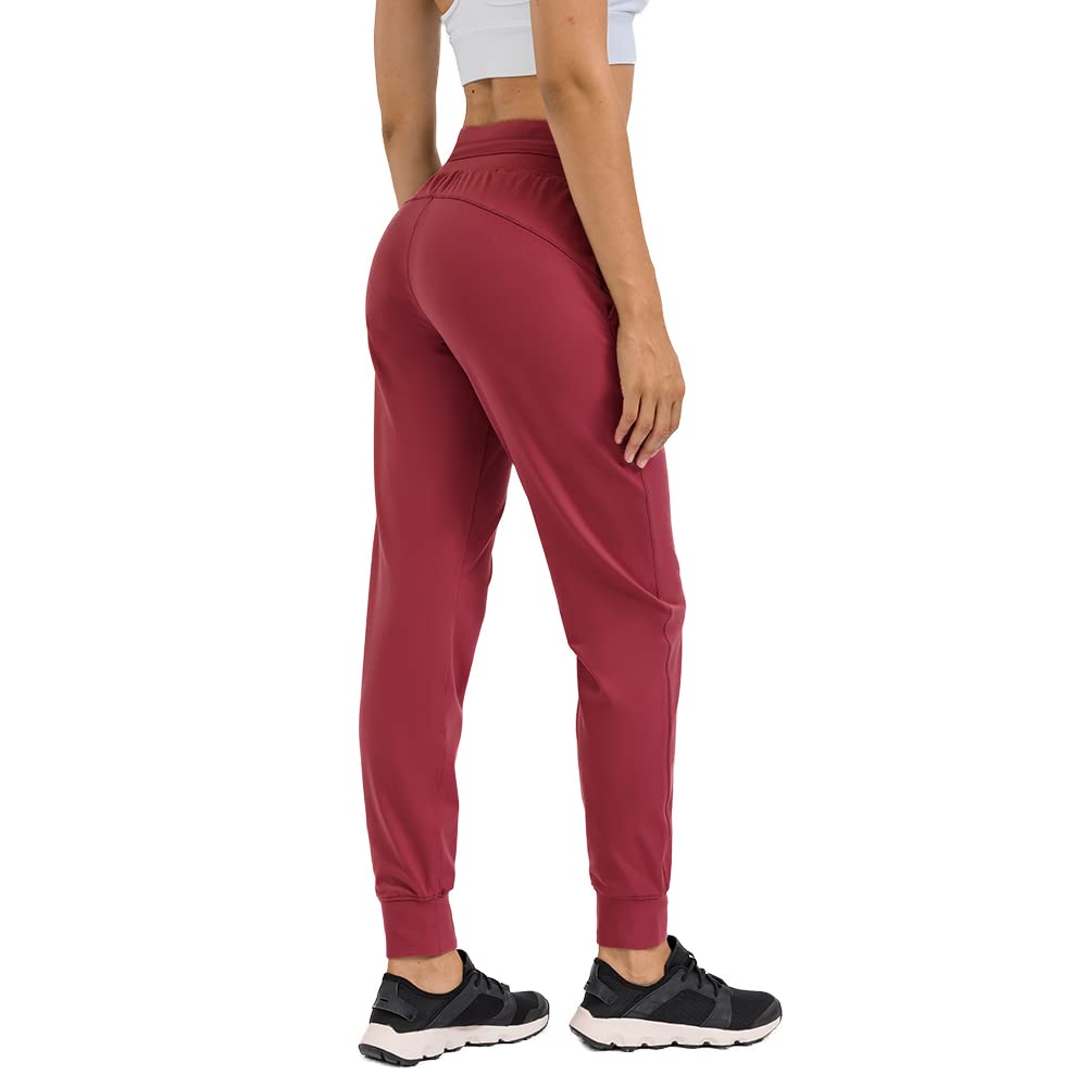 Women's Lightweight Joggers Pants - Athletic Running Workout Sweatpants with Pockets, Tapered Lounge Casual Pants for Yoga, Gym & Everyday Wear