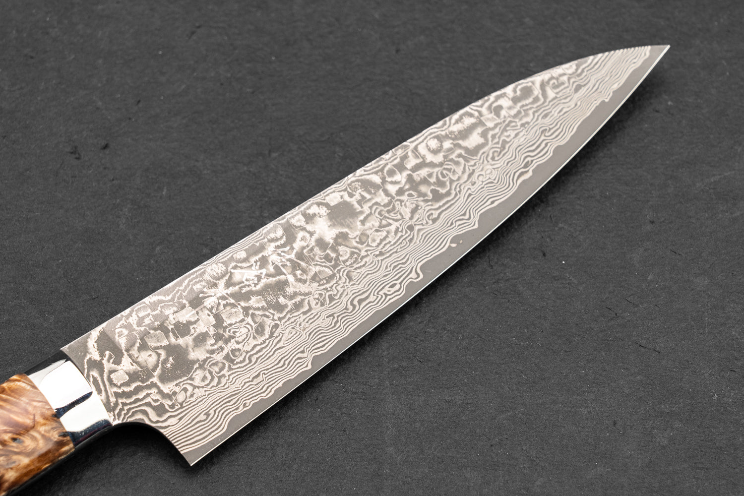 Takeshi Saji R2 Black Damascus 180mm Gyuto Chef Knife - High-Performance Japanese Kitchen Knife for Professional Chefs & Home Cooking, Perfect for Slicing, Dicing & Meat Cutting