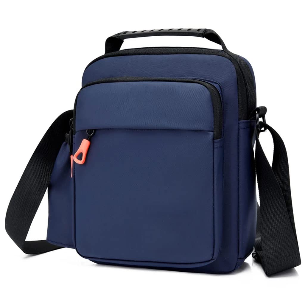 Large Capacity Oxford Cloth Men's Messenger Bag - Durable Casual Sports Shoulder Bag with Side Pockets (20x6x26cm) - Perfect for Work, Travel, Gym & Outdoor Activities