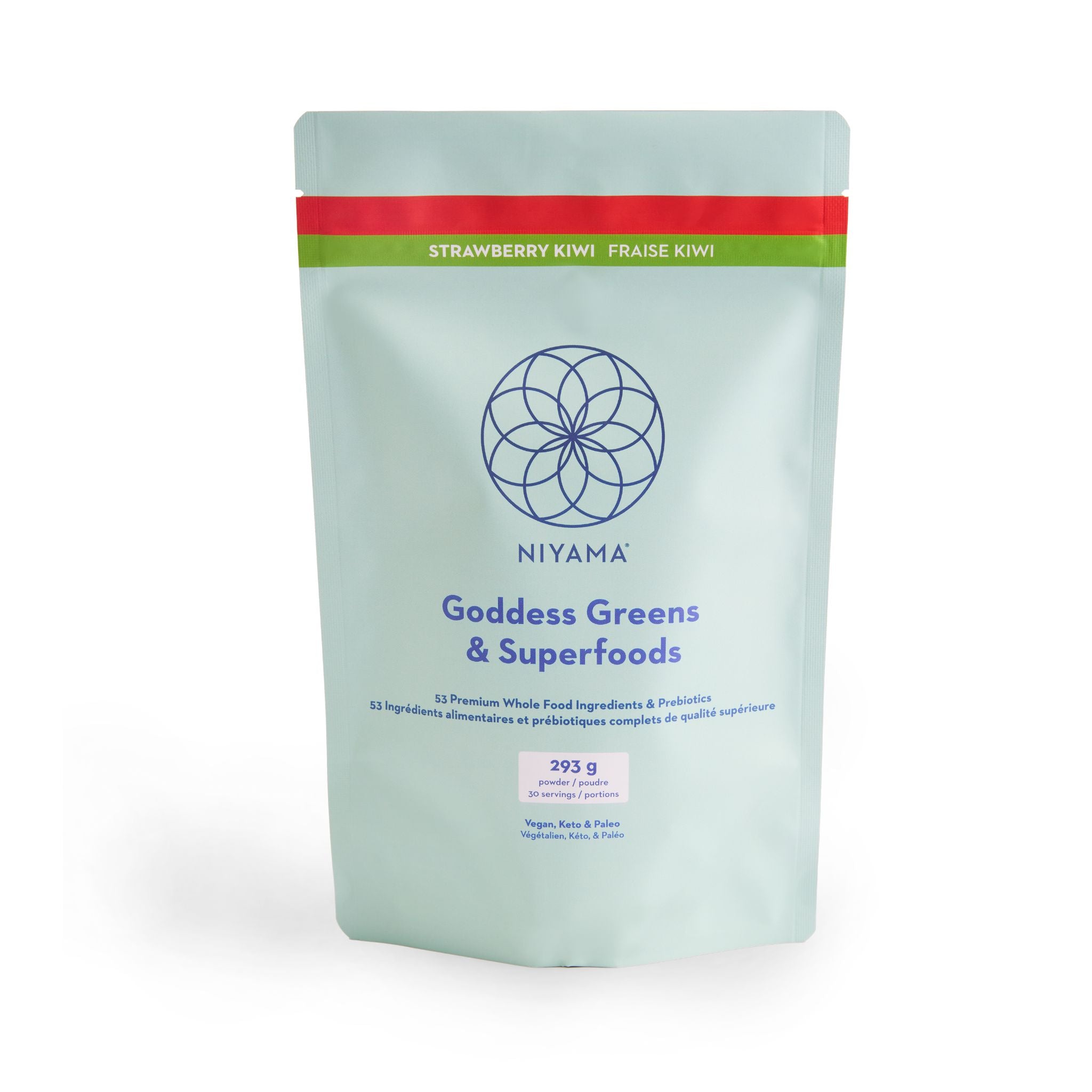 Organic Goddess Greens & Superfoods Powder - Strawberry Kiwi Flavor | Antioxidant Rich Superfood Blend for Smoothies, Juices & Healthy Drinks | Vegan, Gluten-Free & Non-GMO | Perfect for Post-Workout Recovery & Daily Wellness