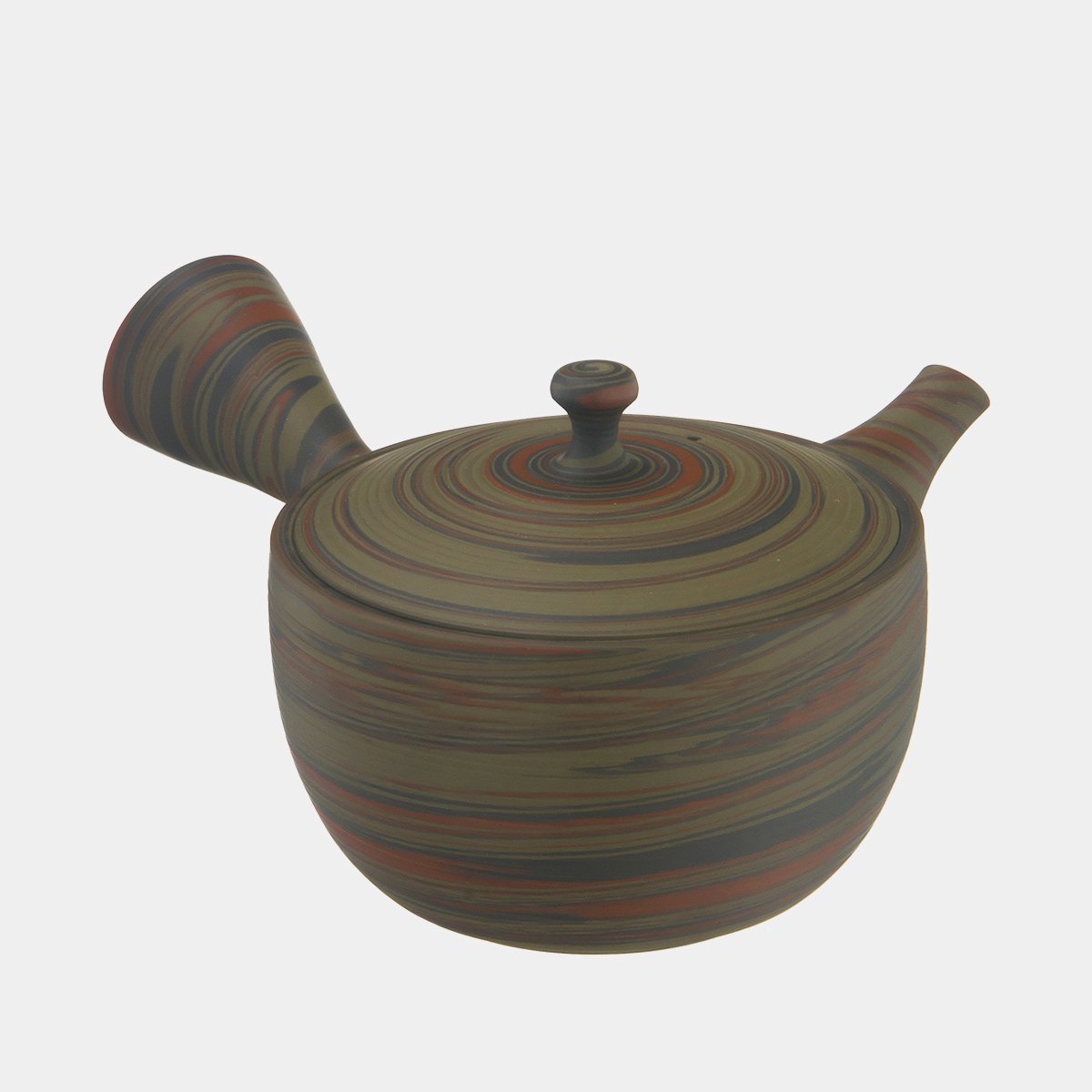 Premium Tokoname Japanese Kyusu Tea Pot - 230cc Ceramic Mesh Net for Matcha & Green Tea | Handcrafted TOSEN Pottery | Perfect for Tea Ceremonies & Daily Brewing