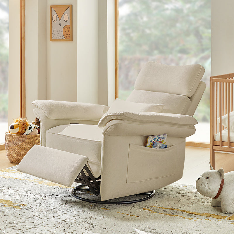 Comfortable Baby Nursery Power Glider Recliner - Perfect for Nursing, Rocking & Bonding with Your Newborn - Ideal for Nurseries, Bedrooms & Living Rooms