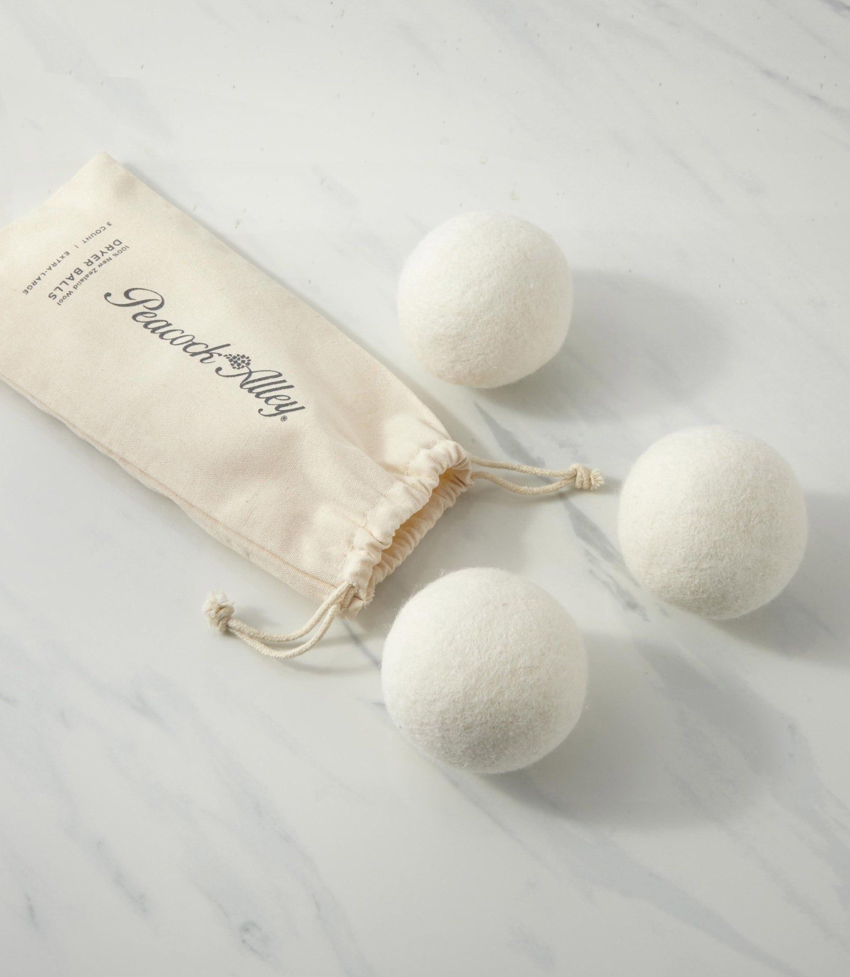 Natural Wool Dryer Balls Set of 6 - Eco-Friendly Fabric Softener Alternative for Laundry, Reduces Static & Wrinkles - Perfect for Baby Clothes, Organic Cotton & Sensitive Skin Care