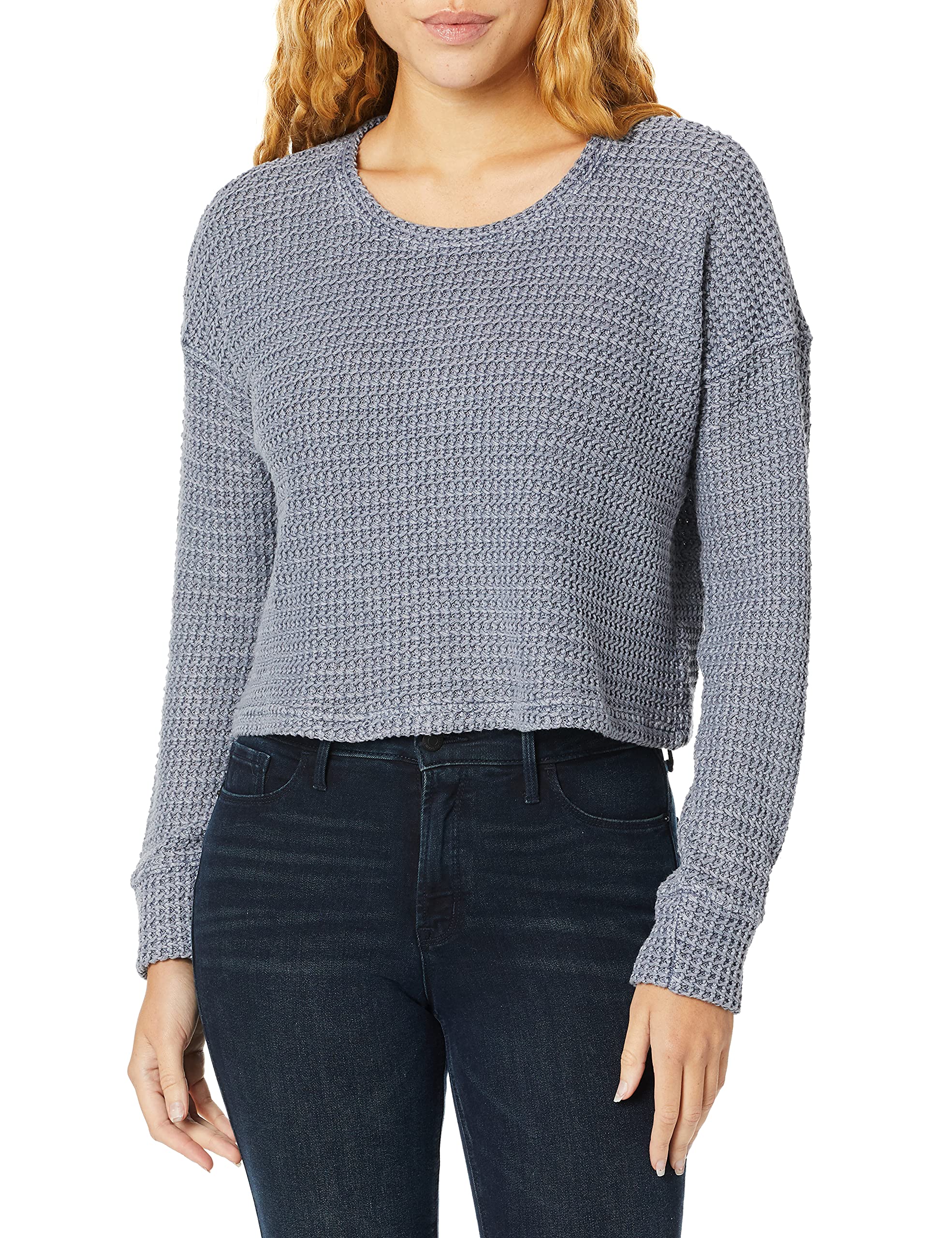 Stylish Women's Knit Pullover Sweater - Long Sleeve Crewneck Top for Fall & Winter | Cozy Casual Wear for Office, Travel & Everyday Outfits