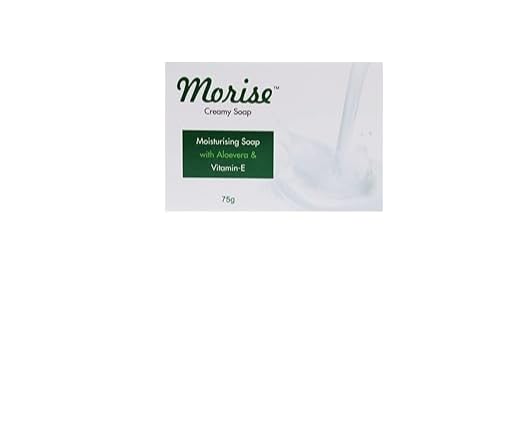 Morise Creamy Aloe & Vitamin E Face Soap - Deep Moisturizing Cleanser for Soft, Smooth & Glowing Skin | Gentle Daily Facial Wash for Dry, Sensitive & Acne-Prone Skin | Perfect for Morning & Night Skincare Routine