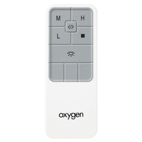 Oxygen ADORA 3 8 110 0 Ceiling Fan Remote Control - Wireless Fan Speed Controller for Home, Bedroom & Living Room - Easy Installation & Quiet Operation
