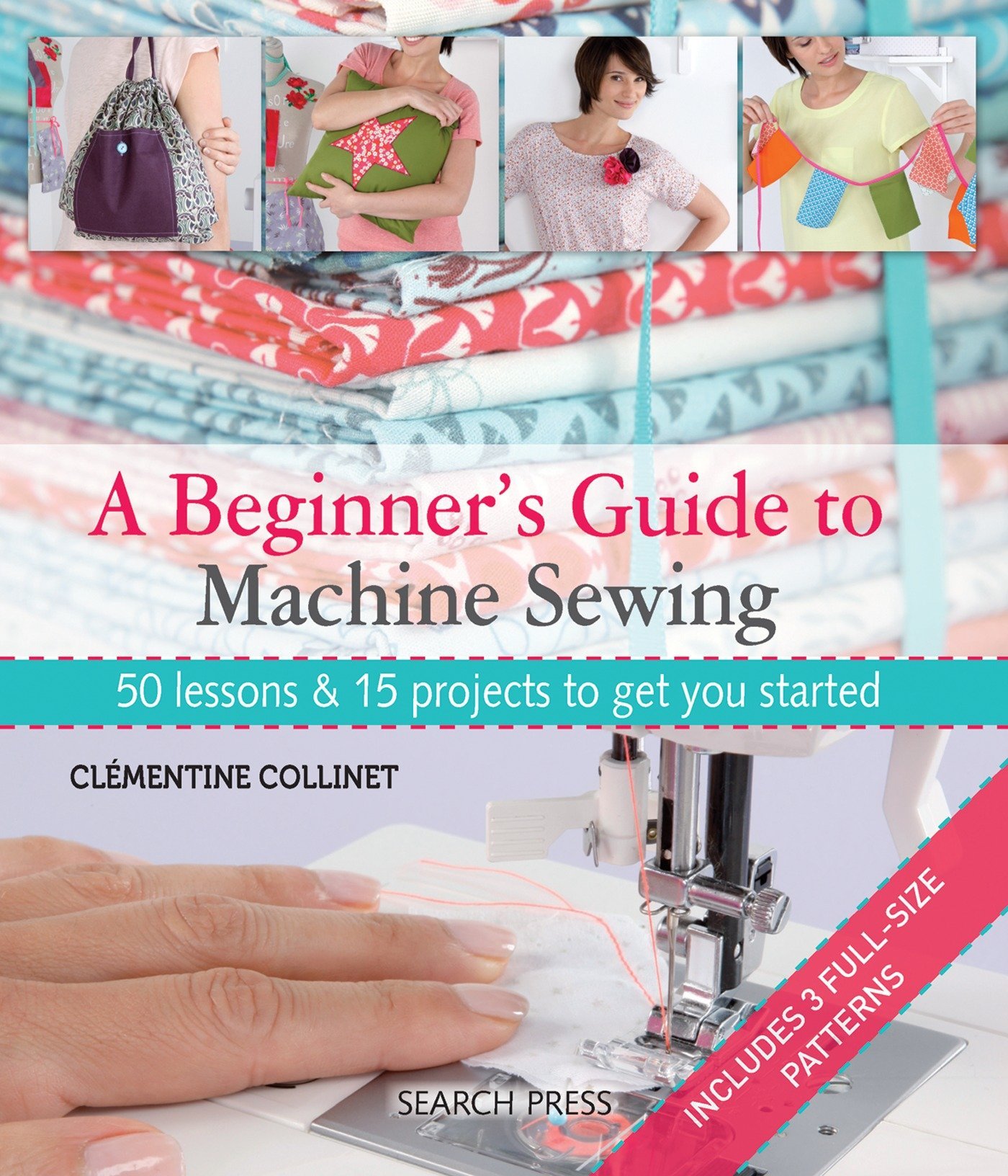 Brother LS14S Metal Chassis Sewing Machine for Beginners - 50 Lessons & 15 Sewing Projects with Step-by-Step Guide | Perfect for Home Use, DIY Crafts, and Fashion Design