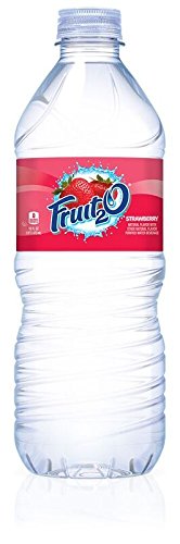 Fruit2O Zero Calorie Strawberry Flavored Water - 24 Bottles (6 Count Pack of 4) | Refreshing Hydration for Workouts, Office & On-The-Go | Sugar Free Vitamin Enhanced Beverage