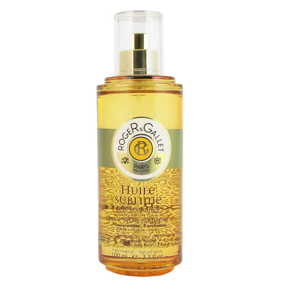 Bois D'Orange Sublime Perfumed Dry Oil - Luxurious Moisturizing Body Oil with Natural Orange Scent for Skin & Hair Care | Perfect for Spa, Massage & Aromatherapy