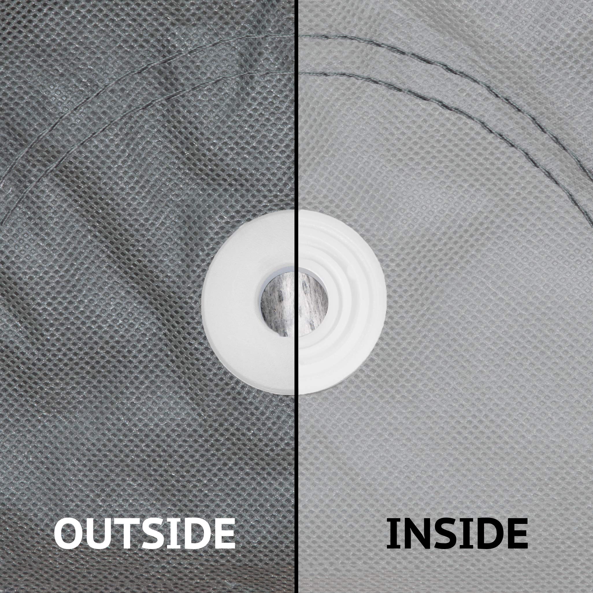 OxGord Premium Waterproof Motorcycle Cover - Indoor/Outdoor Use, 2-Layer Protection, Universal Fit up to 80 Inches - Ideal for Garage Storage & Weather Protection