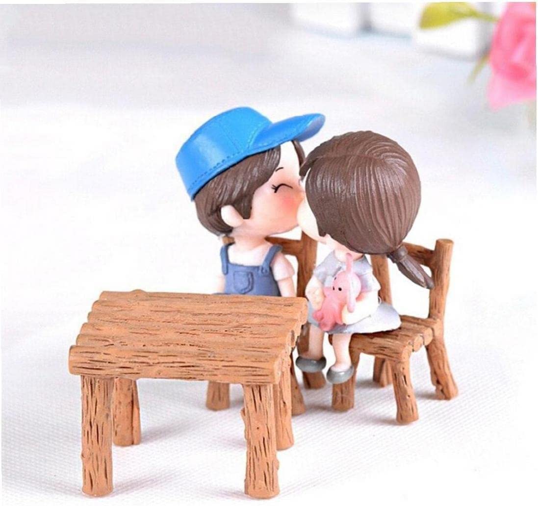 3Pcs Miniature Fairy Garden Resin Table & Chairs Set - DIY Dollhouse Scenery Decorations, Tiny Furniture for Fairy Gardens, Terrariums & Miniature Displays - Perfect for Crafting, Home Decor & Gift Ideas