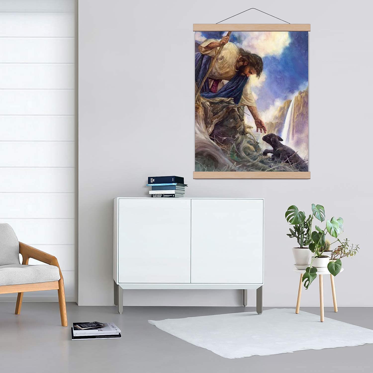Jesus Christ Canvas Wall Art - Religious Christian Decor for Home & Church - Inspirational Bible Verse Prints - Perfect for Living Room, Bedroom & Worship Spaces