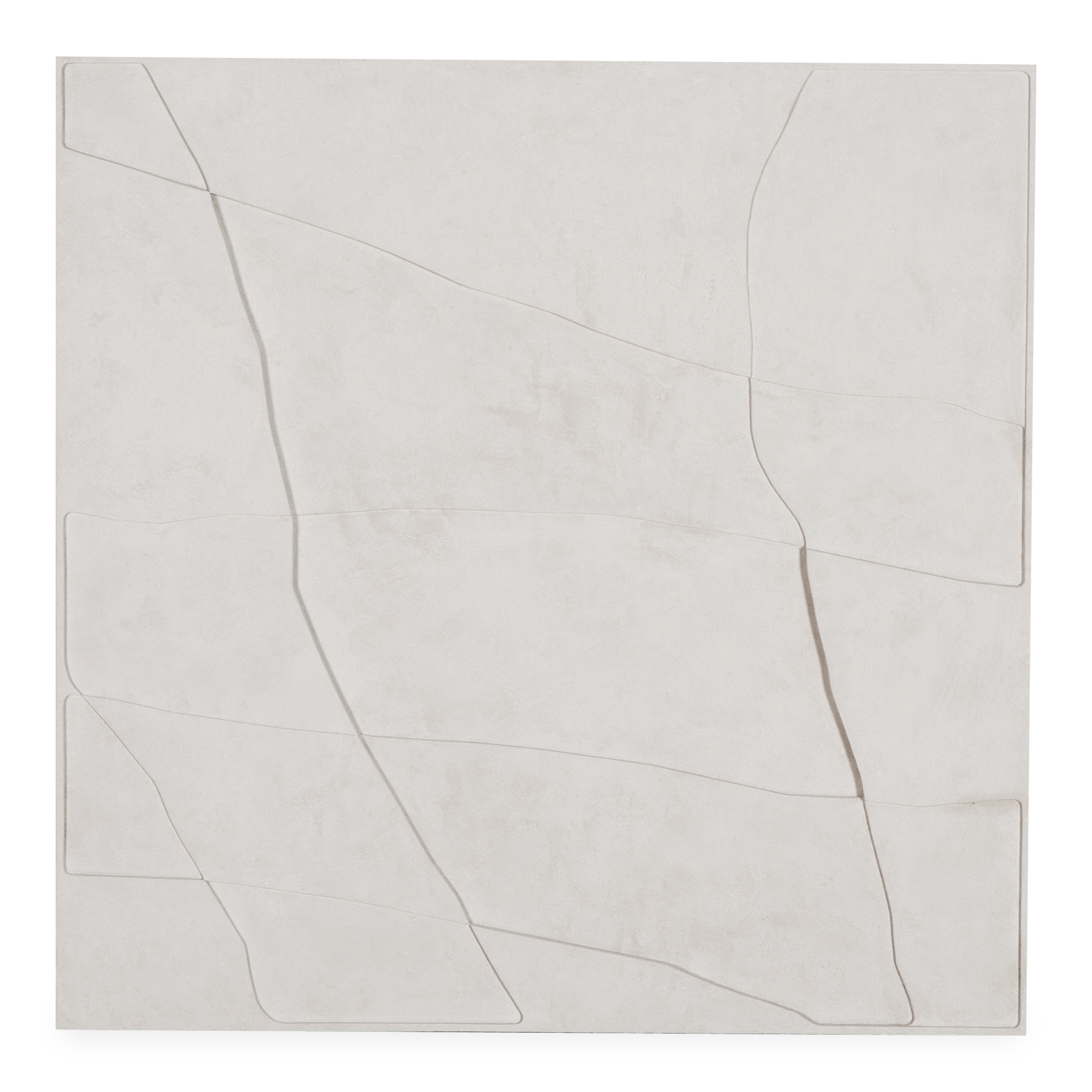 Bas Relief No. 3 Wall Art - Handcrafted 3D Plaster Sculpture Panel for Home & Office Decor | Perfect for Living Room, Bedroom, or Gallery Display