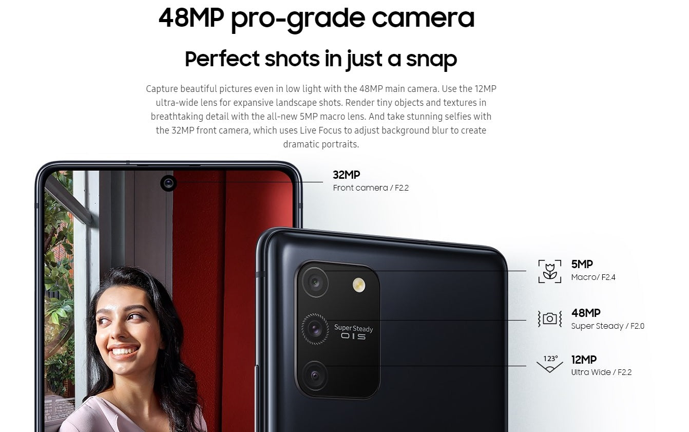 Samsung Galaxy S10 Lite 128GB 8GB RAM 6.7