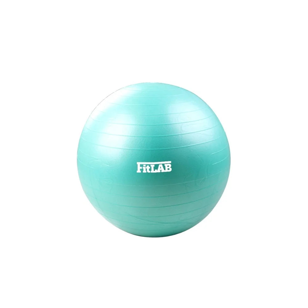 Fitlab Anti-Burst Exercise Ball for Yoga, Pilates & Home Workouts – Heavy Duty Stability Ball for Fitness, Pregnancy & Physical Therapy