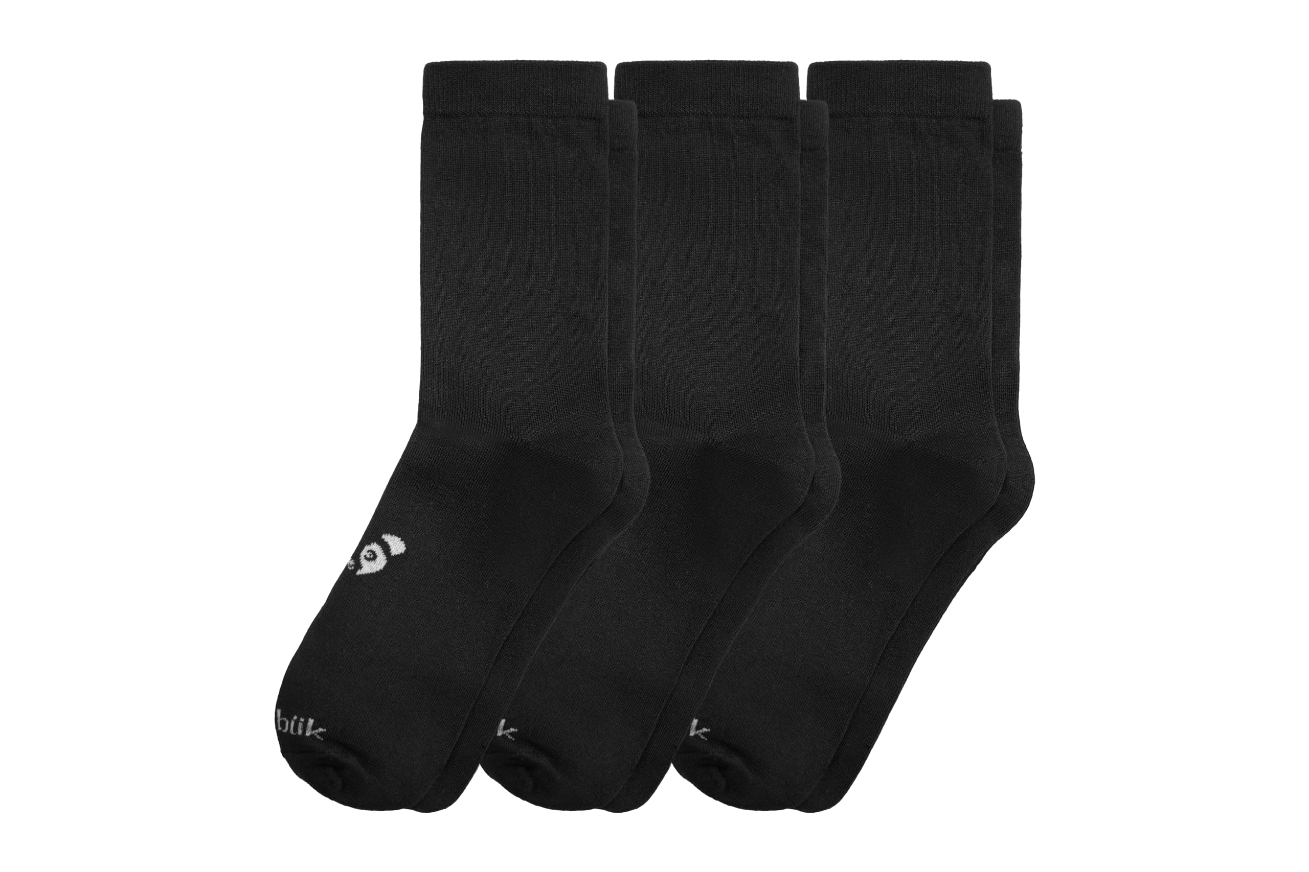 Premium Men's Bamboo Fiber Dress Socks - Soft & Breathable Black Formal Socks (3-Pack) - Perfect for Business, Office & Special Occasions