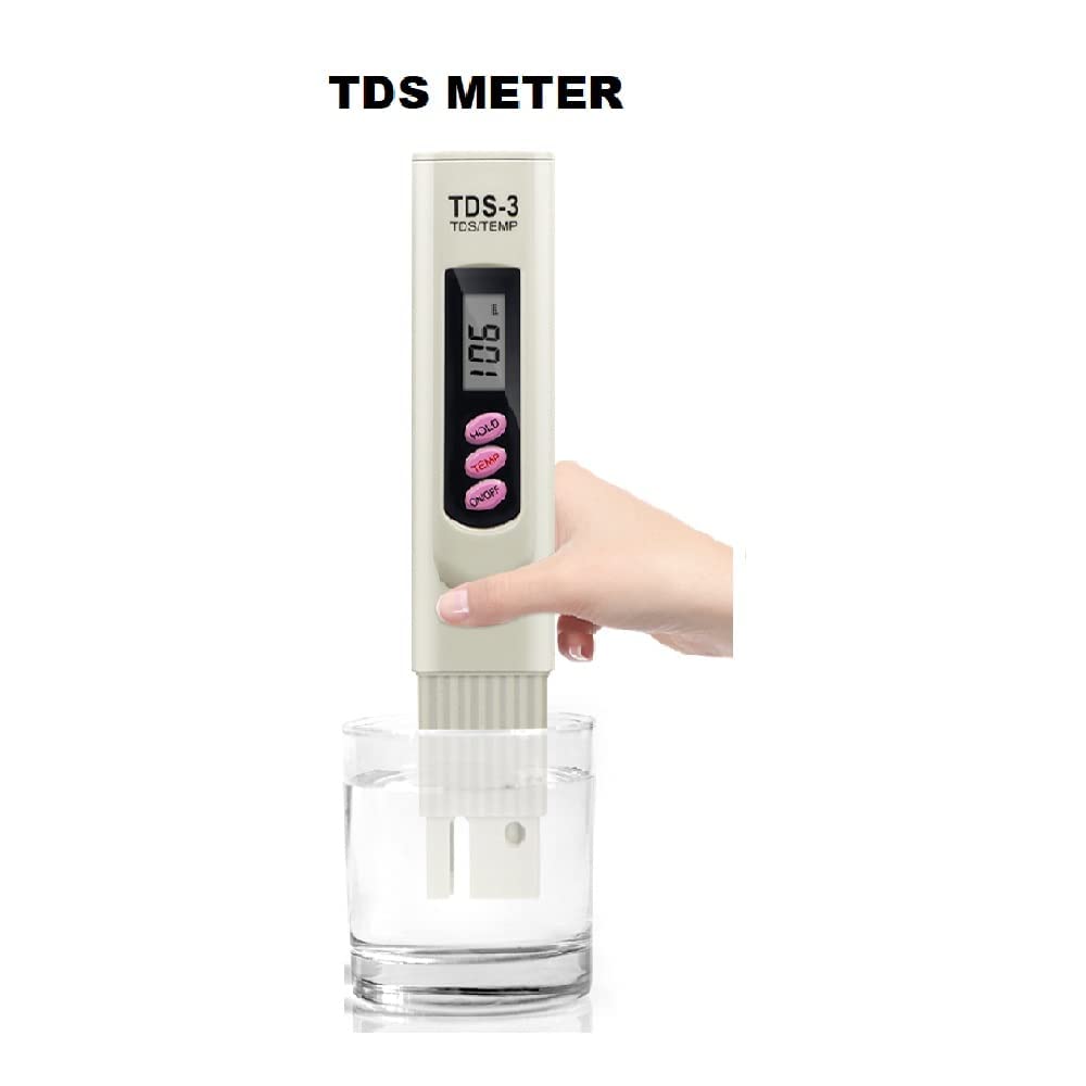**AquaDart Digital TDS Meter with LCD Screen - Accurate Water Quality Tester for Drinking, Aquariums, and Hydroponics (0-9990 ppm Range)**    *(Use Cases: Perfect for testing tap water, filtered water, aquarium health, hydroponic nutrient levels, and ensuring safe drinking water.)*