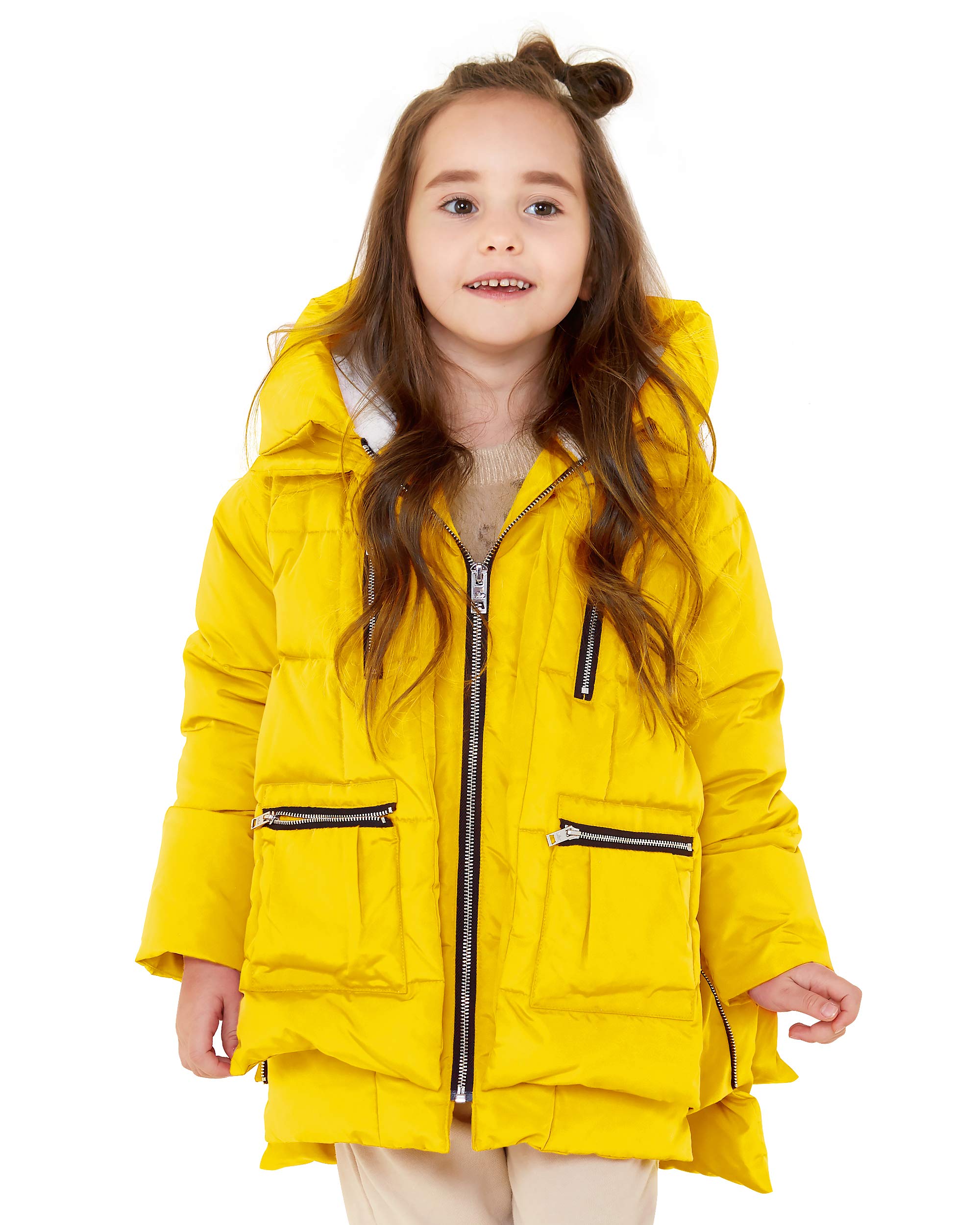 Orolay Kids Hooded Down Puffer Jacket - Boys & Girls Winter Quilted Coat for Cold Weather - Perfect for School, Outdoor Play & Snow Activities