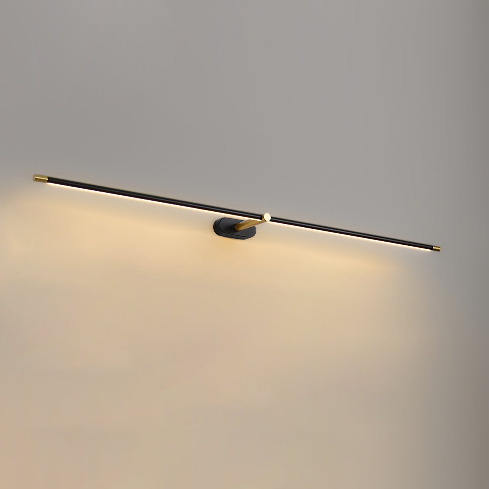 Minimalist Linear Wall Lamp - Modern LED Light Fixture for Bedroom, Living Room & Office - Sleek Design with Adjustable Brightness - Perfect for Ambient Lighting and Home Decor