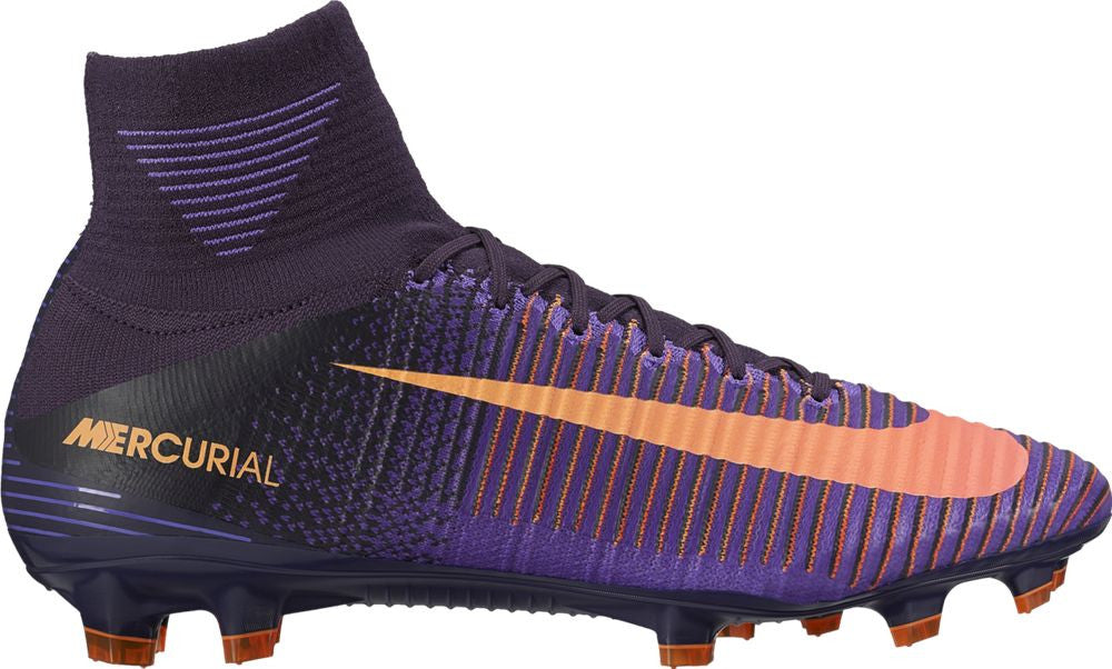 Nike Mercurial Superfly V FG Soccer Cleats - Purple Dynasty Color | High-Performance Football Shoes for Turf & Grass | Perfect for Competitive Matches & Training Sessions
